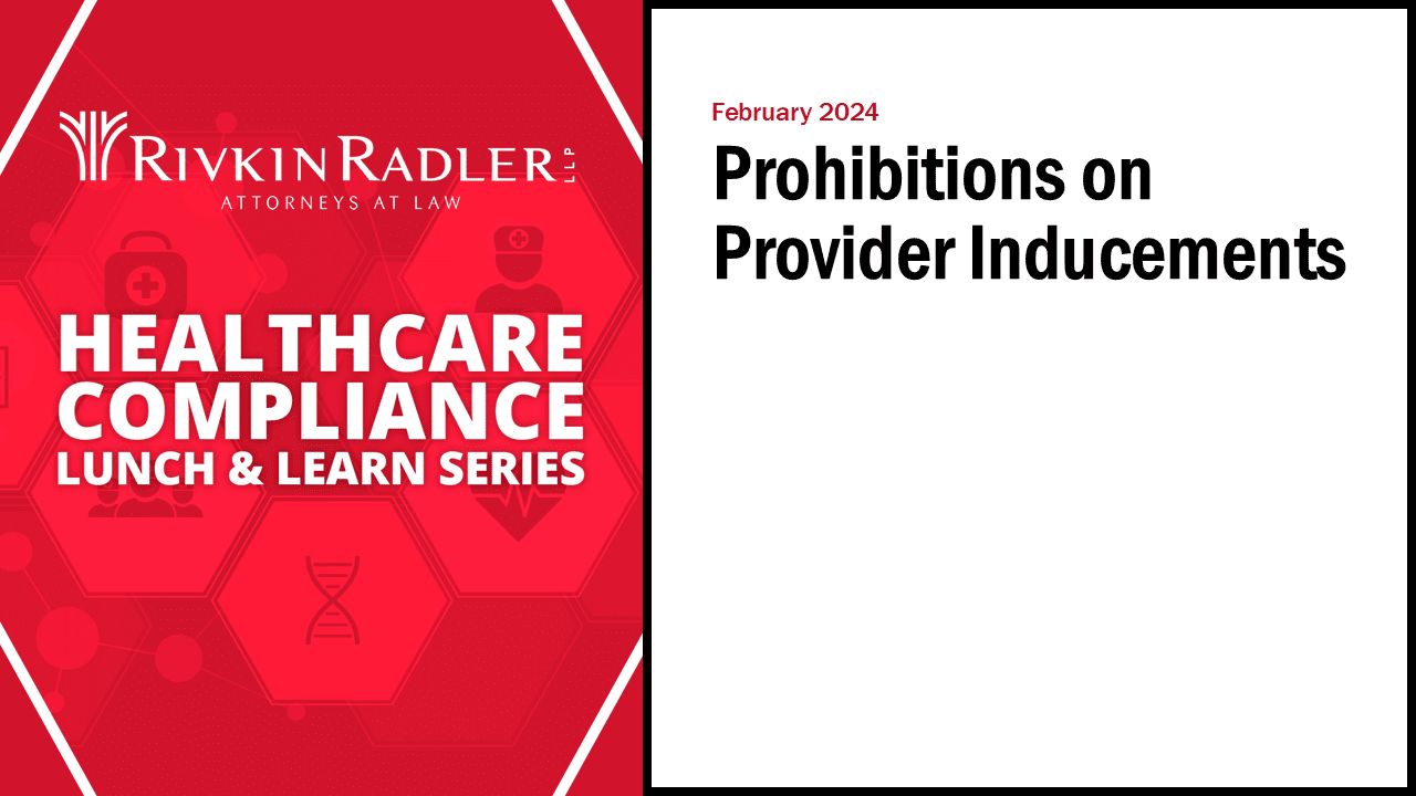 Prohibitions on Provider Inducements thumbnail