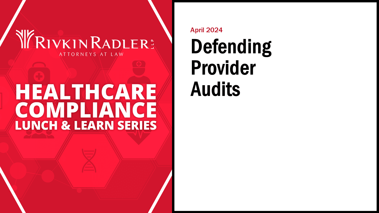 Defending Provider Audits thumbnail